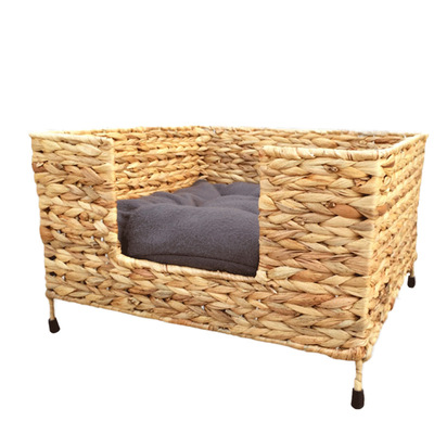 Four season universal detachable washable gourd grass woven cat nest sofa