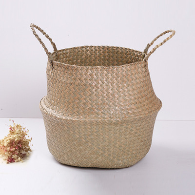 Natural, minimalist, environmentally friendly materials, hand woven baskets (14 sizes)