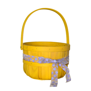 Easter wooden woven small basket