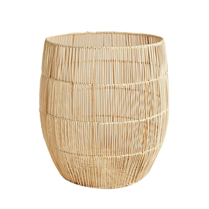 Nordic style handmade wicker dirty clothes storage basket