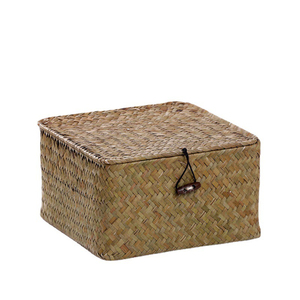 Handmade woven seaweed storage box series with unique craftsmanship (5 sizes)