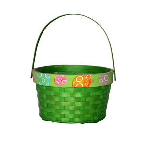 Easter bamboo woven small basket