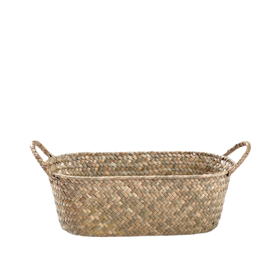 Seaweed Handmade Weaving Storage Basket Series - Elliptical with Ears